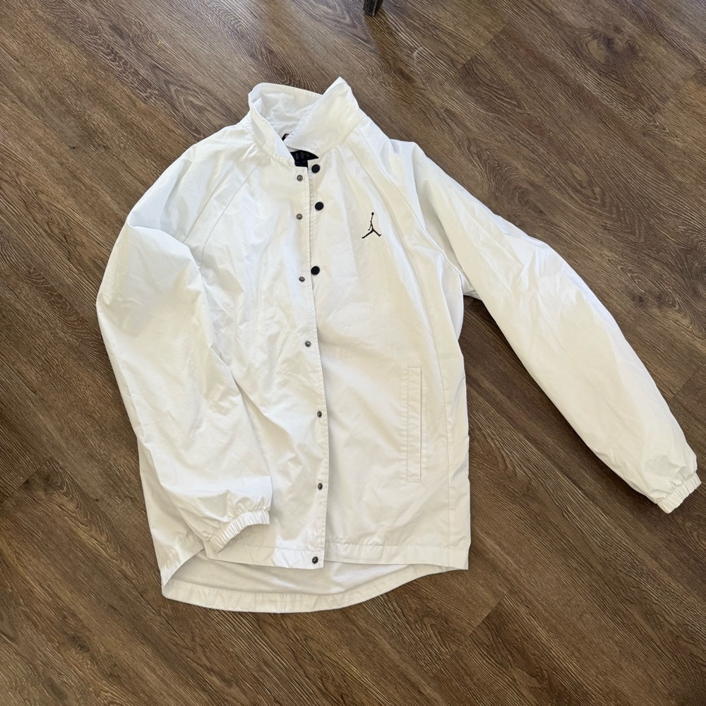 Jordan White Windbreaker Jacket